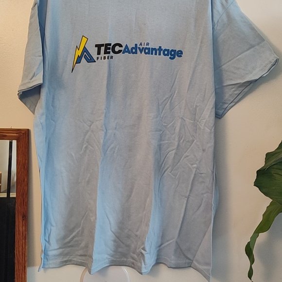 Tec Advantage Light Blue Men's T-Shirt XL - Picture 5 of 10